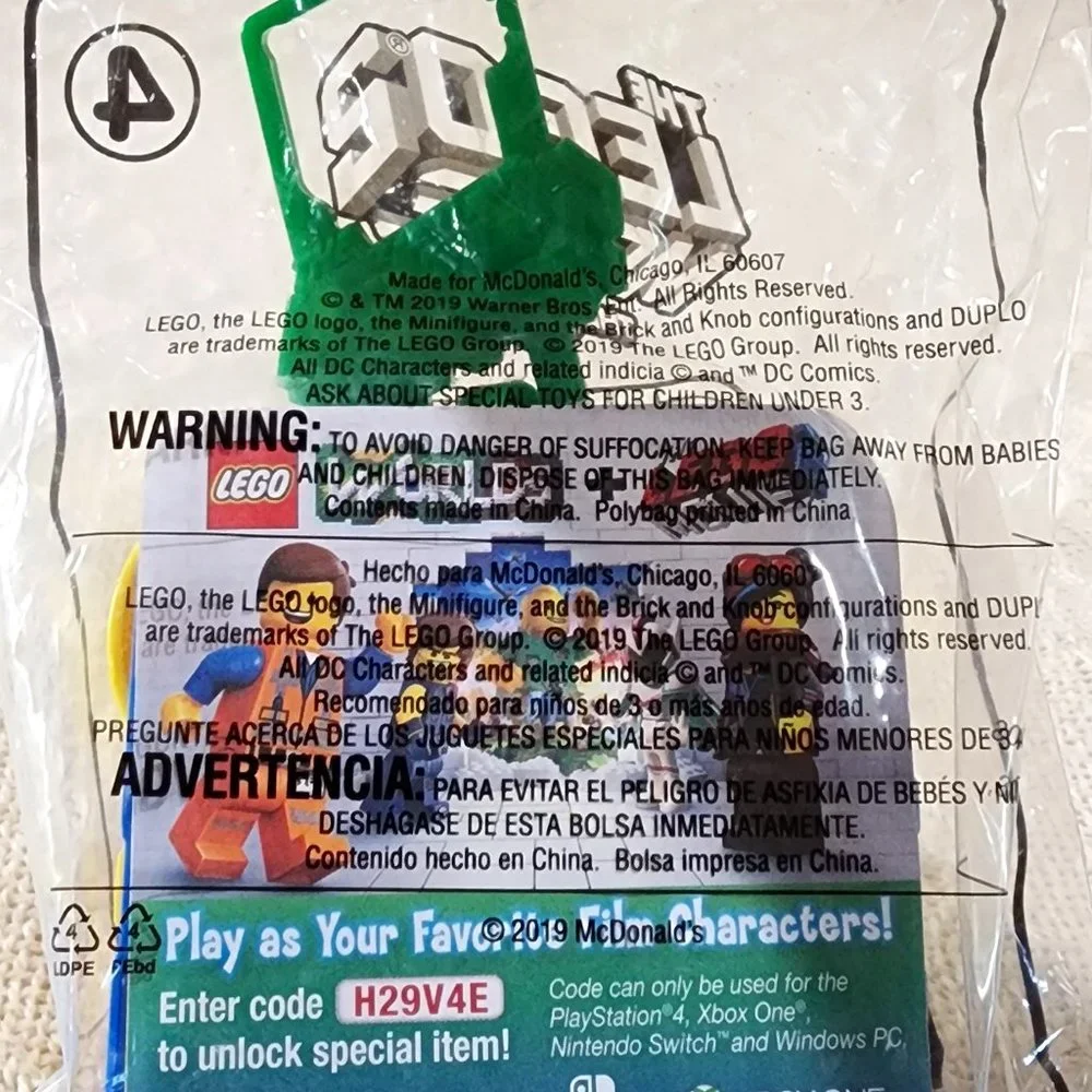 McDonalds 2019 Happy Meal Toy: Lego Movie 2nd Part DUPLO ALIEN #4 - SEALED
